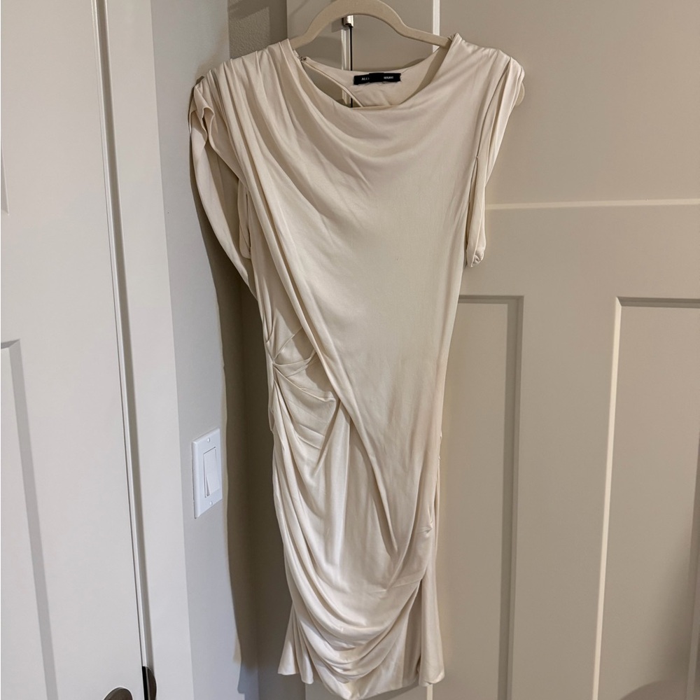 Alexander Wang Asymmetrical Cream Dress